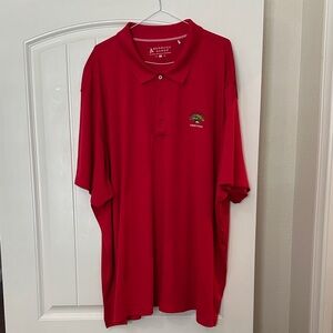 Agenda Vibrant Red Men's Polo Shirt
